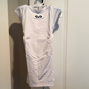 McDavid White Compression Shirt - Short Sleeve Youth Medium